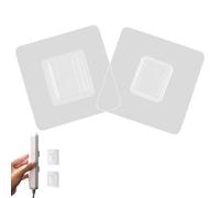 Double Sided Wall Hooks - Transparent Suction Cup Hook Of Heavy Duty, Hole-Free Seamless Buckle Hangers, Easy Install Removable Hanger To Bathroom, Kitchen | Space Saving Closet Organizer For Towels