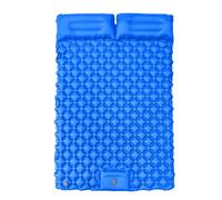 Double Sleeping Pad, Inflatable Mat with Built-In Pillows, Lightweight and Compact Design, Portable Backpacking Gear for Outdoor Tent, Trekking, Hiking, Travel Adventures