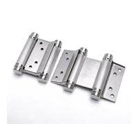 Double Spring Hinge Two-Way Free Door Automatic Closing Hinges Hardware 1Pcs(6inch)
