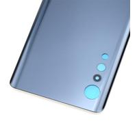 Double Sure Repuesto de cubierta trasera de vidrio gris para LG Velvet Velvet 5G Velvet 5G 5G UW adhesivo precortado y kit de herramientas