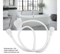 Double Tap Push On Bath Shower Head And Hose Hairdresser Shampoo Spray Pet Cleaner Set