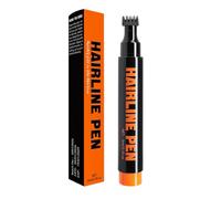 Double Tip Beard Filler Pen, 11.3x1.6cm Hairline and Beard Dye Pencil for Quick Coverage, Precision Eyebrow and Mustache Tool, Portable Grooming Makeup Pen for Daily Use Home Office Travel