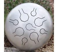 Double VibeDrum - Acero Inoxidable - Paquete básico - Handpan, Tambor de lengua de acero