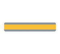 Double Wide Sentence Strip Reading Guide, 1-1/4" x 7-1/4", Goldenrod