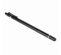 DoubleHead Stylus Pen - Lápiz Capacitivo para Tableta y Teléfono Móvil, Punta de Fibra de Tipo Universal, sin Daños ni Retrasos en la Pantalla, Recargable, Tipo Universal (Black)