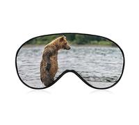 Doubtful Bear Lake Duck - Máscara de ojos para dormir, para hombres, mujeres, niños, para dormir de noche, cubierta de sombra de ojos y venda para los ojos, bloquea la luz