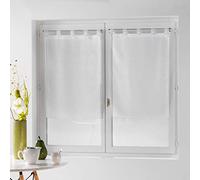 Douceur d 'Intérieur Dandy par Derecha Trabillas 2 x 60 x 90 cm Vela Hilos Copas Dandy poliéster 90 x 60 cm, poliéster, Blanco, 90x60x1 cm