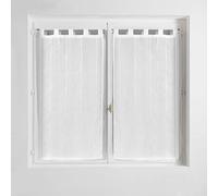 Douceur d'Intérieur 1626486 Par, Poliéster, Blanco, 2x45x90 CM