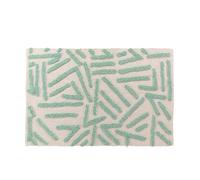 Douceur d'Intérieur Athena - Alfombra Rectangular (60 x 90 cm) Salvia, algodón y poliéster Afelpado
