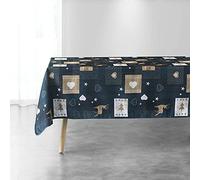 Douceur d'Intérieur Augustin - Mantel Rectangular (150 x 240 cm), Color Azul