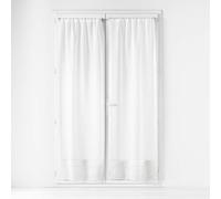 Douceur d'Intérieur Carlin - Visillos de Ojales (2 x 70 x 200 cm), Natural, Tela Tejida