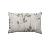 Douceur d'Intérieur - Cojín desenfundable (40 x 60 cm) Roseris, polialgodón Estampado Metalizado