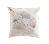 Douceur d'Intérieur - Cojín desenfundable (45 x 45 cm) Kenzy, poliéster y Lino