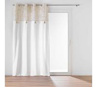 Douceur d'Intérieur Cortina con Ojales (140 x 240 cm) Altéa, Algodón/Poliéster con Top