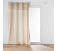 Douceur d'Intérieur Cortina con Ojales (140 x 240 cm) Hilary, Algodón/Poliéster con Top