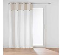 Douceur d'Intérieur Cortina con Ojales (140 x 240 cm) Milano, Algodón/Poliéster con Top