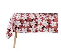 Douceur d'Intérieur Darcy - Mantel Rectangular (140 x 240 cm) Terracota, Microfibra Estampada