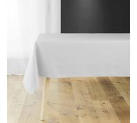 Douceur d'Intérieur, Debbie - Mantel Rectangular (140 x 240 cm), diseño de Jacquard, Color Perla