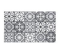 Douceur d'Intérieur Déco Alfombra LISBONNE para Entrada Rectangular, PVC, Multicolor, 75 x 45 cm