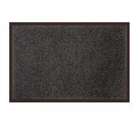 Douceur d'Intérieur Déco Tapis - 1740298, Tapete Atrapapolvo Rectangul, 80 X 120 cm, Uni, Alfombra De Entrada, Gris