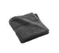 Douceur d'Intérieur Elegance - Toalla de baño (50 x 90 cm) Antracita, 100% algodón Liso