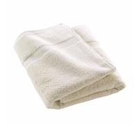 Douceur d'Intérieur Elegance - Toalla de baño (90 x 150 cm) Arena, 100% algodón Liso