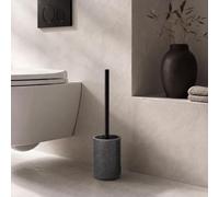 Douceur d'Intérieur - Escobilla de váter, diámetro de 10 cm x 40 cm, Granito, polirresina Lisa