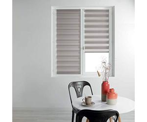 Douceur d'Intérieur - Estor Enrollable de día y Noche, Color Gris