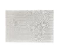 Douceur d'Intérieur Geode - Alfombra, Rectangular, 140 x 200 cm, Natural, de Viscosa, en Relieve