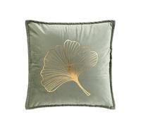 douceur d'intérieur Glama - Cojín con funda extraíble (45 x 45 cm), terciopelo estampado metalizado