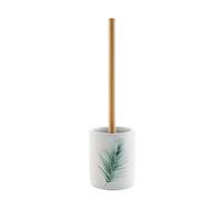 douceur d'intérieur Havane - Escobilla de váter, diámetro de 10 x 36,5 cm, cerámica Estampada y bambú