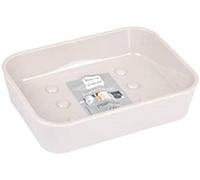 Douceur d'Intérieur Interior 6ASB225TA Suavidad Jabón Efecto Dish Topo Soft Touch 12 x 9 x 3 cm