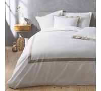 Douceur d'Intérieur - Juego de 3 Piezas (240 x 220 cm) Lauraline, algodón Acabado de Lino