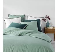 Douceur d'Intérieur - Juego de 3 Piezas (240 x 220 cm) - Linette Salvia, 100% algodón