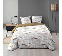 Douceur d'Intérieur - Juego de 3 Piezas (240 x 220 cm) Zenith, Microfibra Estampada