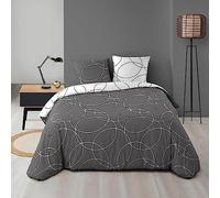 Douceur d'Intérieur Juego de edredón, Poliéster, Multicolor, 240 x 220 cm, 2