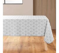 Douceur d'Intérieur Kalini - Mantel, Rectangular, 150 x 240 cm, Gris, poliéster Estampado