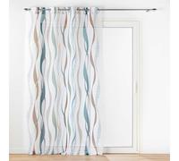 Douceur d'Intérieur lisana - Visillo con Ojales (140 x 280 cm), Velo sablé Estampado