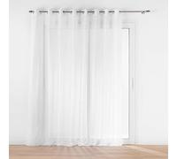 Douceur d'Intérieur Lissea - Visillo, con Ojales, 300 x 240 cm, Blanco, Arenado