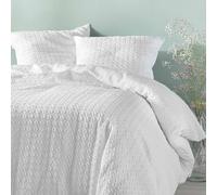 Douceur d'intérieur litea - Juego de Cama de 3 Piezas (240 x 220 cm), Microfibra gofrada