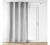 douceur d'intérieur Loulaine - Visillo con ojales (140 x 240 cm) gris, efecto lana