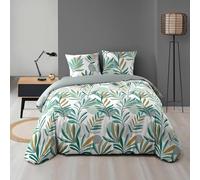 Douceur d'Intérieur Louna - Juego de Cama de 3 Piezas (240 x 220 cm), Microfibra Estampada