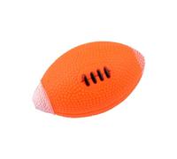 Douceur d'Intérieur Love Story, Pelota de Rugby Sonore Vinilo 12 x 6 cm, Color Naranja