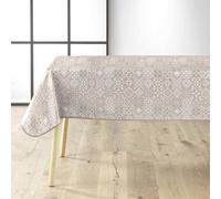 Douceur d'Intérieur, Mantel Rectangular (140 x 240 cm) Carella Blanco, PVC Textilia