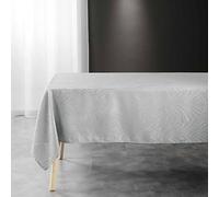 Douceur d'Intérieur, Mantel Rectangular 140 x 240 cm, Color Gris Jacquard Lolly