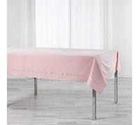 Douceur d'Intérieur Mantel Rectangular Suave (140 x 240 cm), Color Rosa