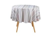 Douceur d'Intérieur Melina - Mantel Redondo (180 cm de diámetro), algodón y poliéster Reciclado grs