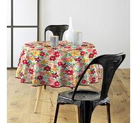 Douceur d'Intérieur Milly Sans - Mantel, Redondo, diámetro de 160 cm, PVC Estampado