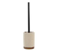Douceur d'Intérieur Niagara - escobilla de baño (diámetro 9,1 x 38,5 cm) Natural, poliresina y Acacia