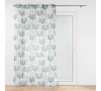 Douceur d'Intérieur Oasis - Visillo con Ojales (140 x 240 cm), Velo sablé Estampado